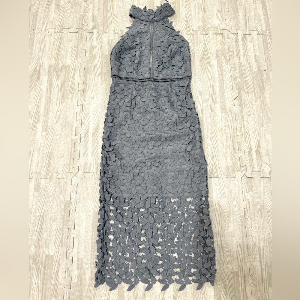 Revolve Bardot Gemma Brand Halter Midi Dress - Picture 4 of 11